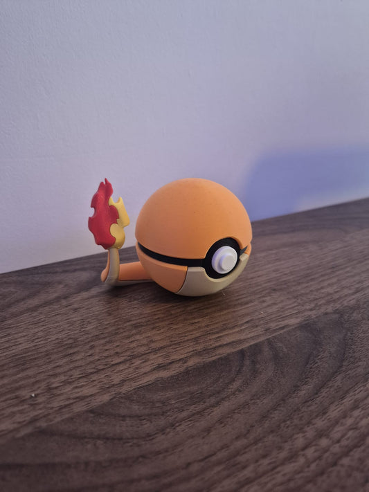 Charmander Character Ball disassembled parts